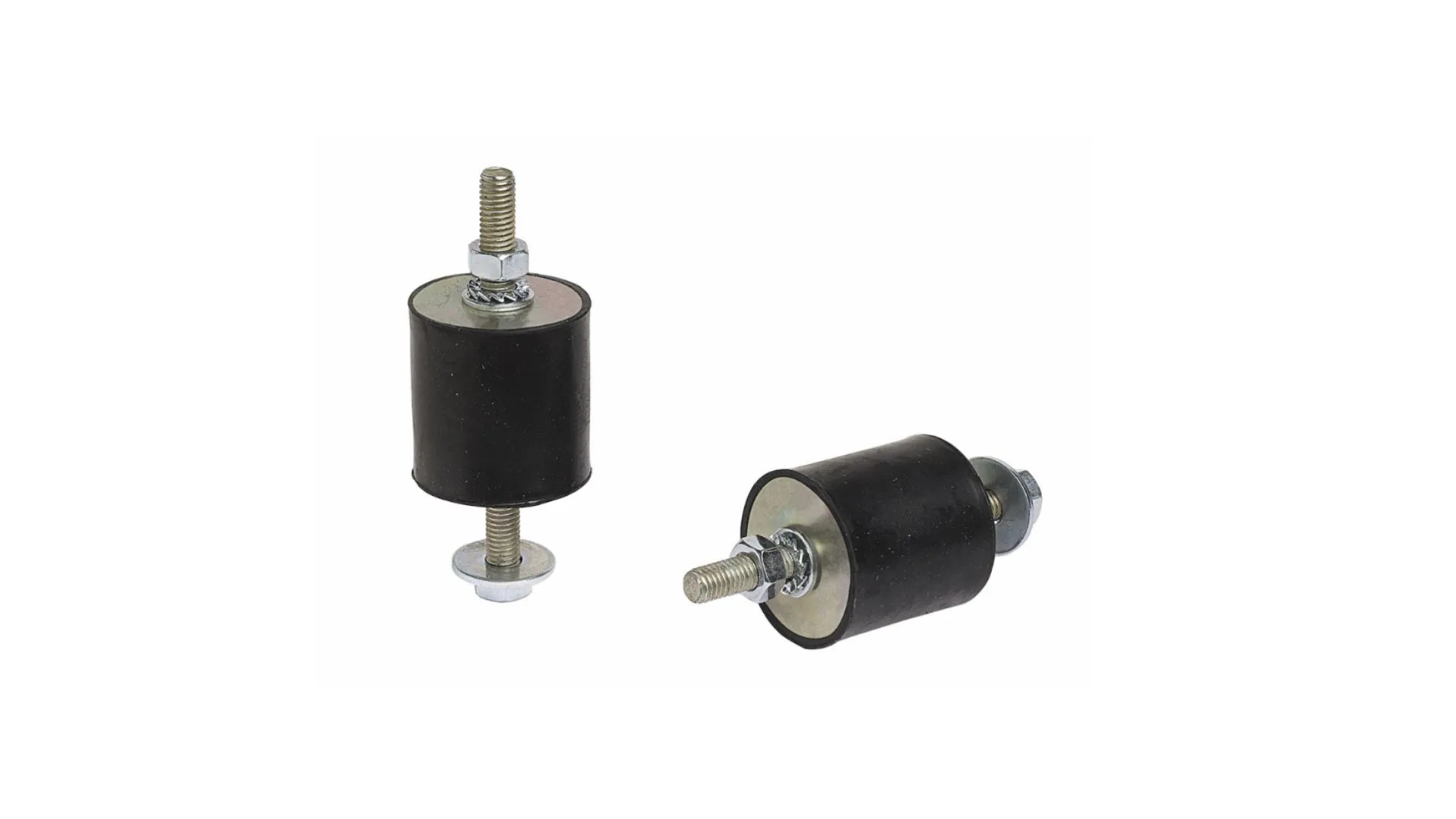 Amortisseurs cylindriques M8 40x40mm 80kg/amort (sachet x4) - VECAMCO