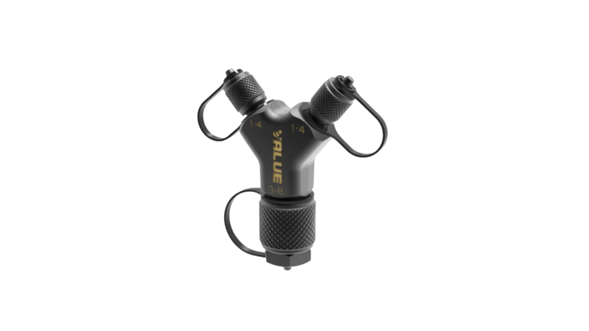 Raccord d'évacuation et de transfert rapide 1/4"-1/4"-3/8" - Rapid Y - VALUE