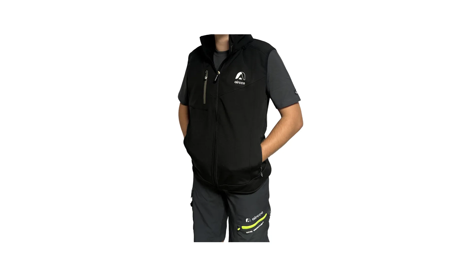Gilet de travail sans manches noir M