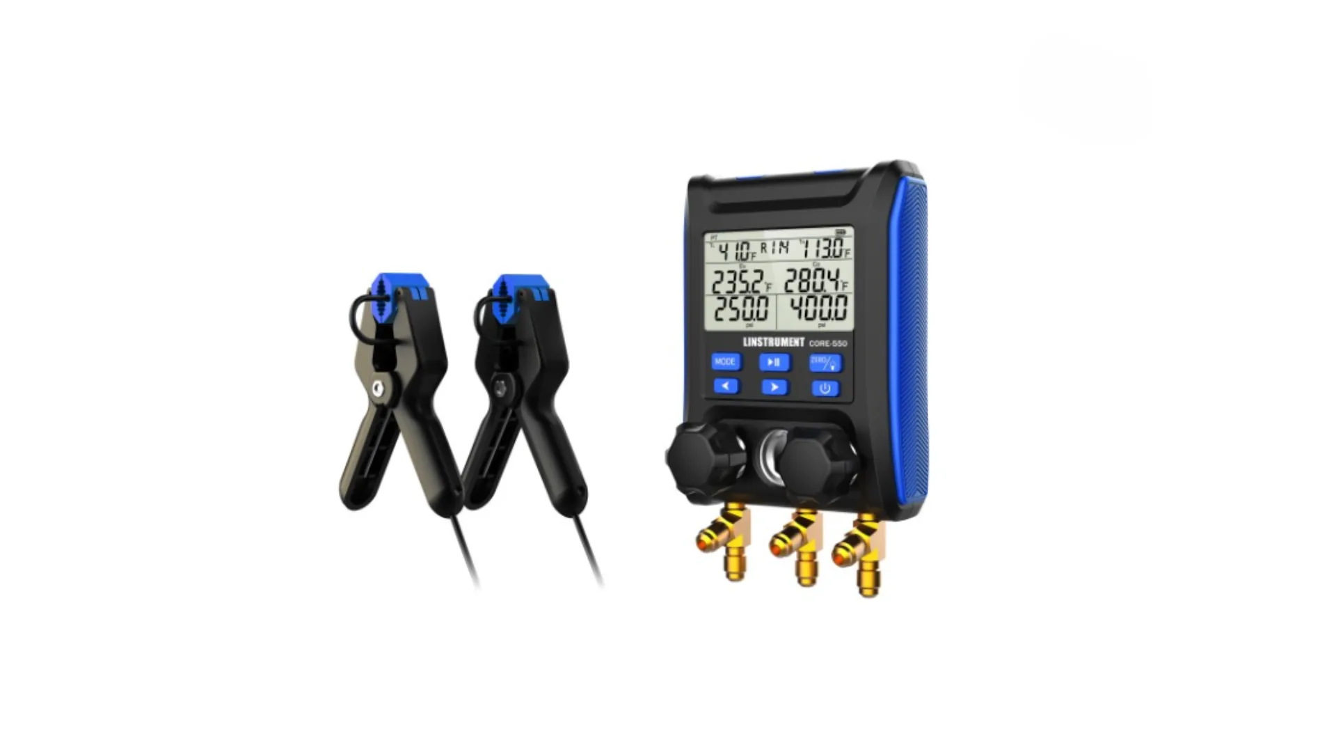 Manifold digital 2 voies avec sondes de températures CORE-550-BLE - LINSTRUMENT