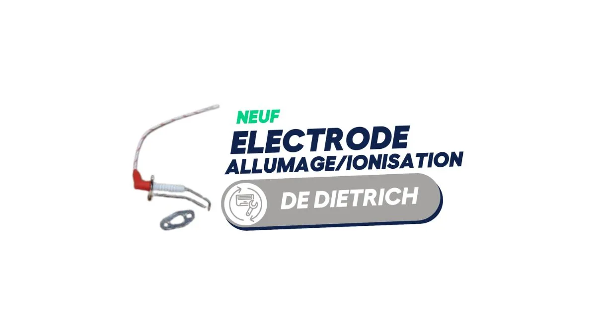DE DIETRICH - S100890 Electrode allumage / ionisation (vis et joint) (neuf)