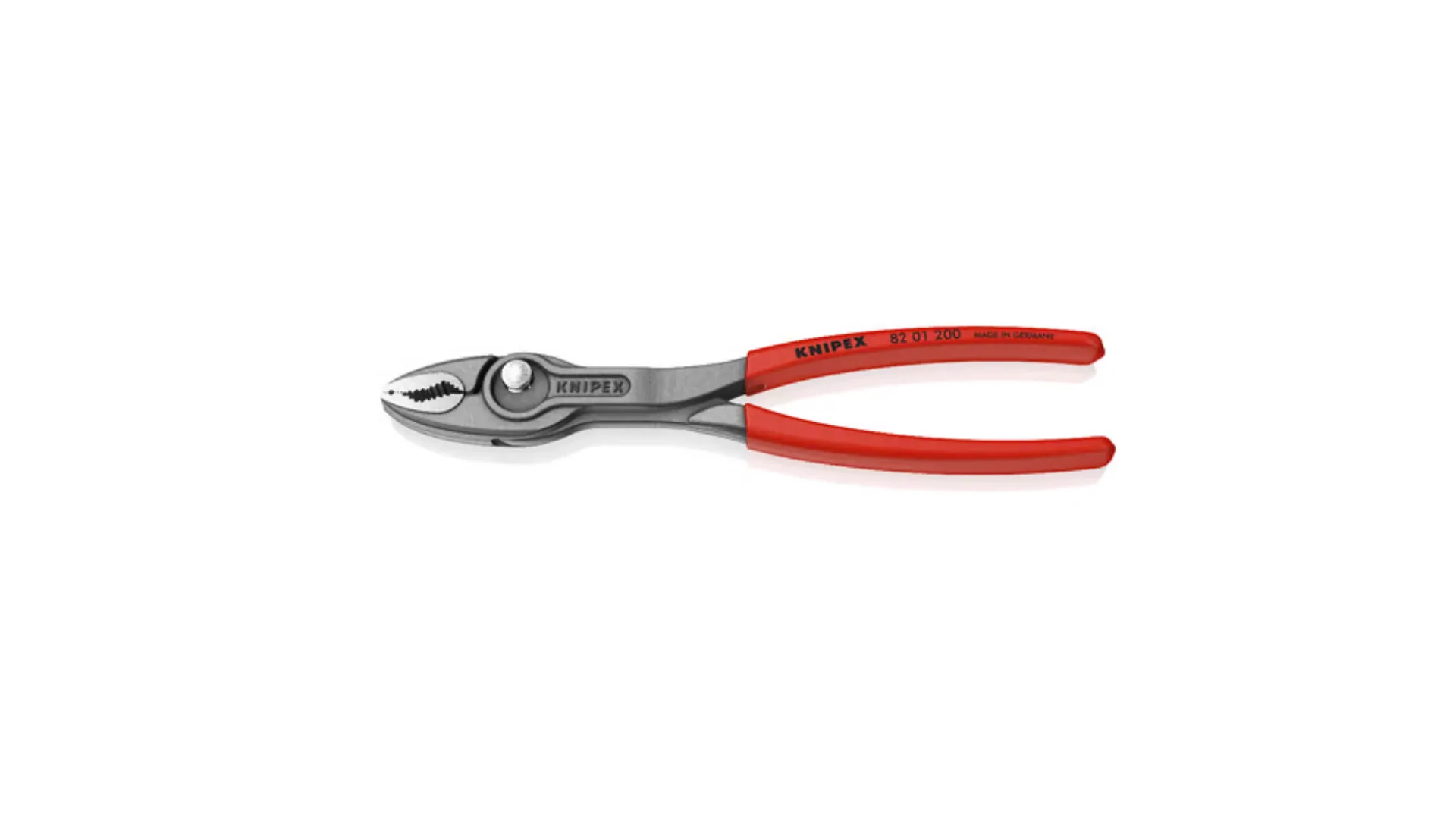 Pince multiprise frontale et latérale Twingrip 200mm - Gainage PVC - Tête polie - KNIPEX