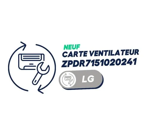 CARTE VENTILATEUR / INVERTER pour UU24WR.U40 / MU4R27.U40 / MU5M30.U44 / MU4M25.U44 - LG