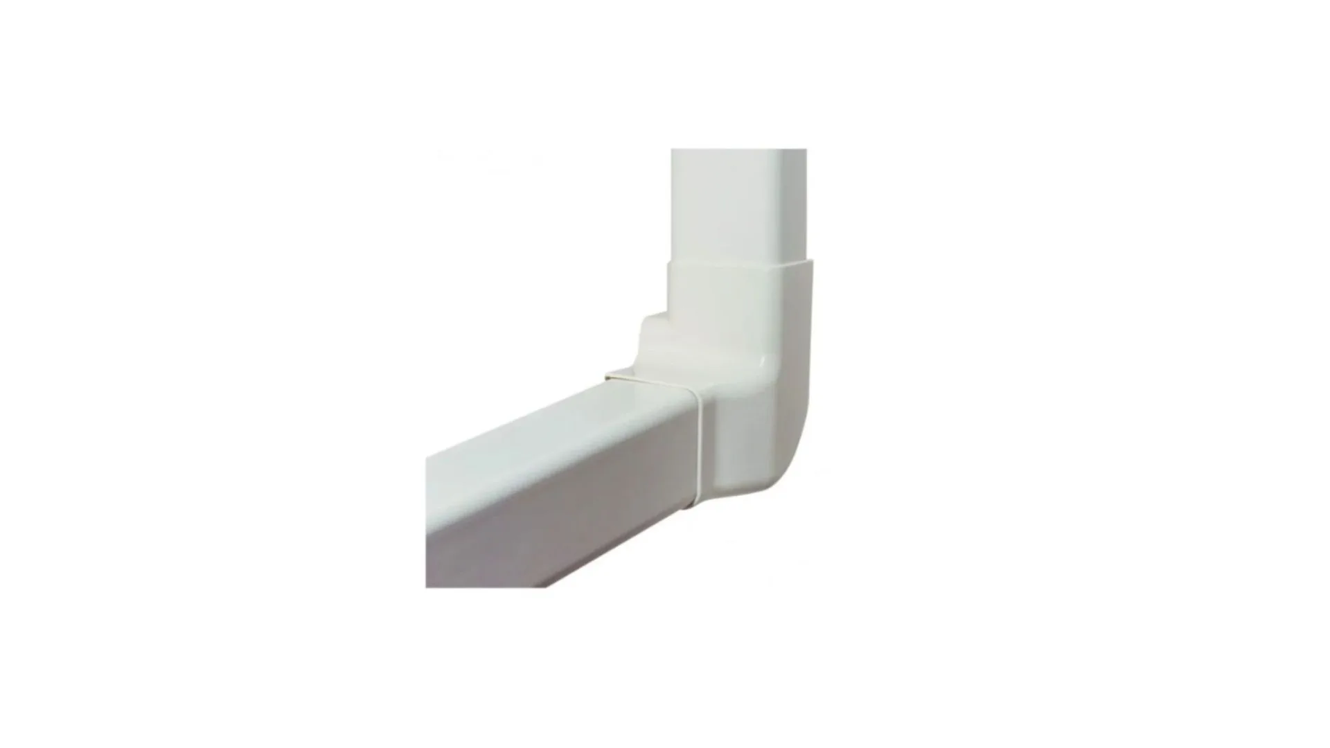 Angle vertical gauche 80x60mm Blanc (4 pcs) - IMPERIALE