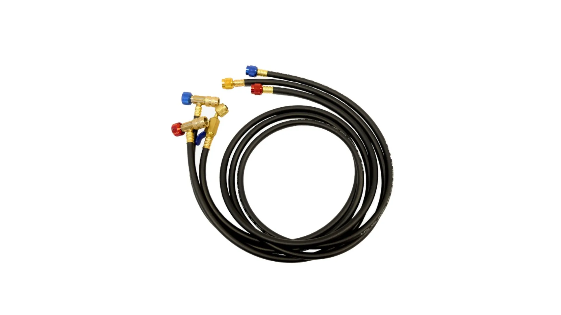 VZE-SERIES Jeu de 3 flexibles 1m50 avec vanne zéro émission (VZE) (R32/R410A) - LINSTRUMENT