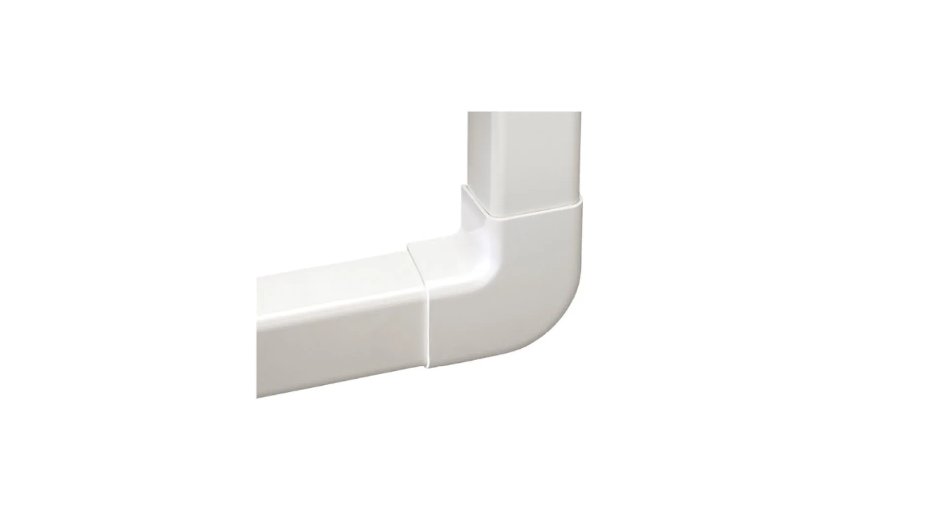 Angle plat 80x60mm Blanc (8 pcs) - IMPERIALE