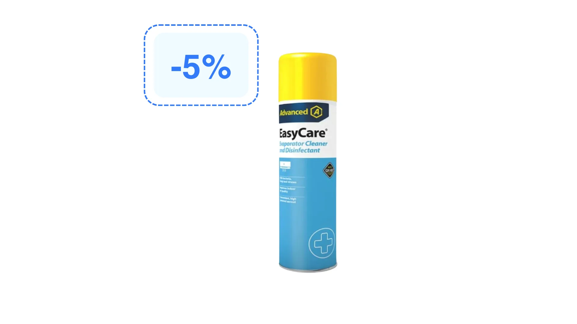 EasyCare 600ml nettoyant et désinfectant pour évaporateurs (TP2) - ADVANCED