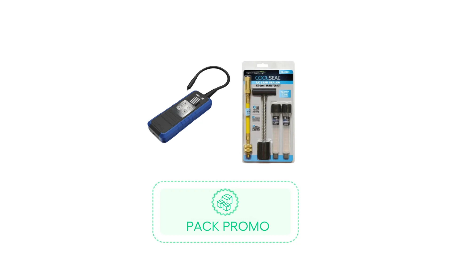 Pack : Détecteur de fuites Value + Kit injection colmateur de fuites