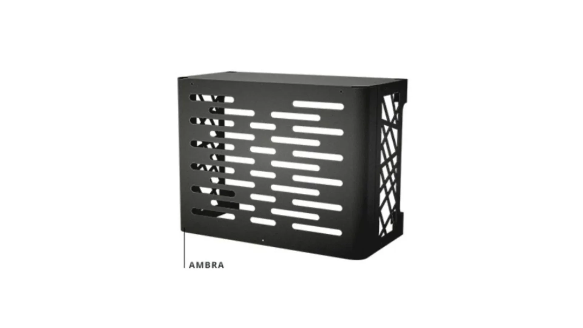 Cache climatisation en acier galvanisé model Ambra Taille M noir - ASPEN PUMPS