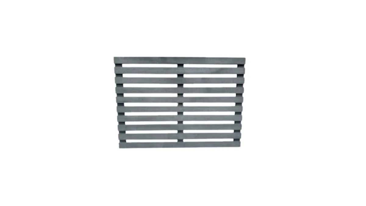 Panneau arrière de cache clim - composite - taille M - gris anthracite