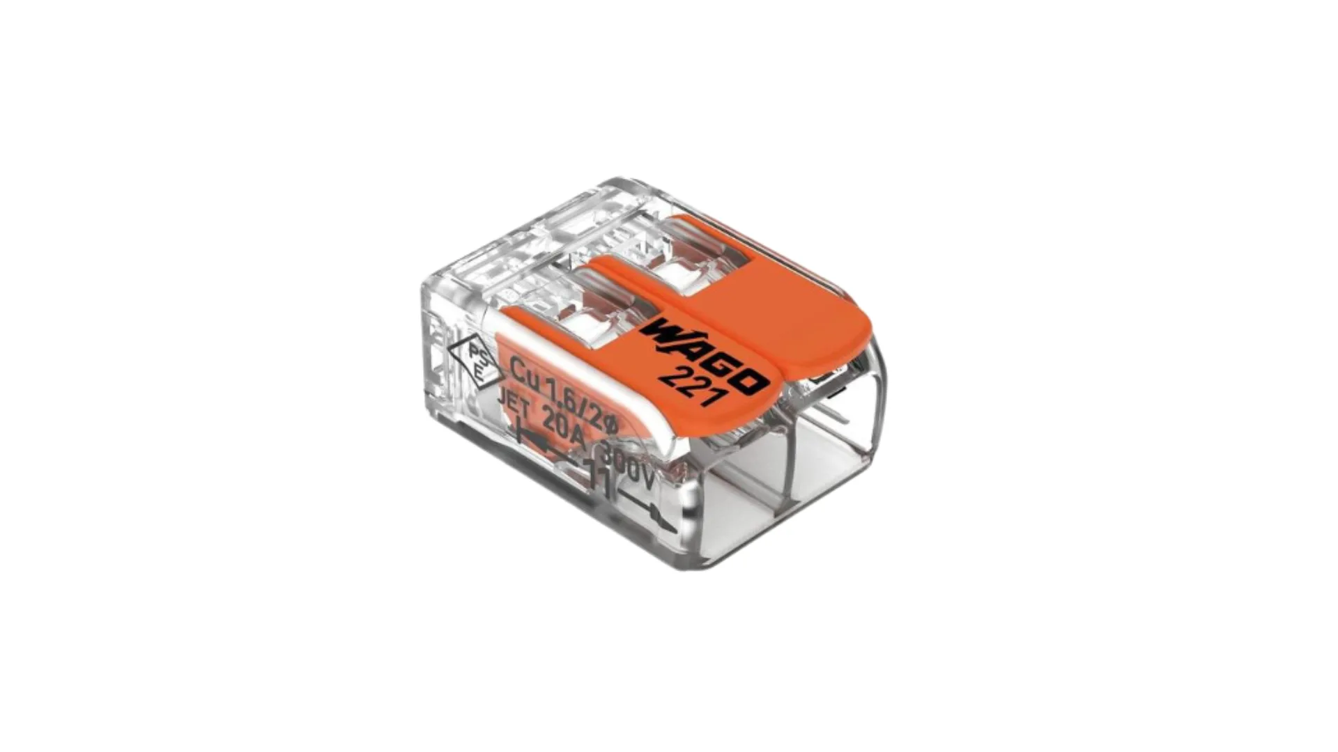 Borne de raccordement compact 2 conducteurs (100p) - WAGO
