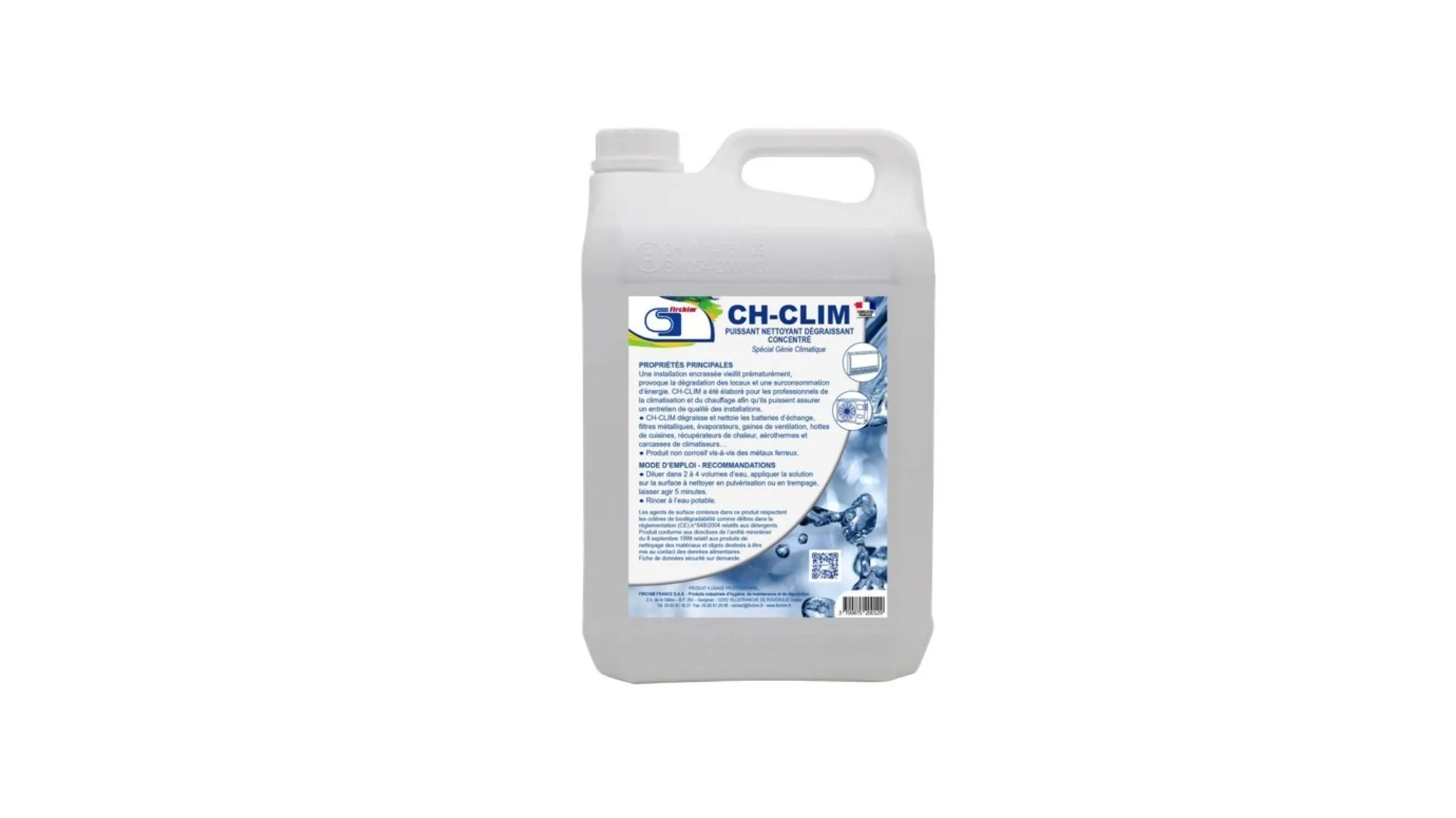 CHCLIM / Dégraissant puissant pour matériels de climatisation - FIRCHIM