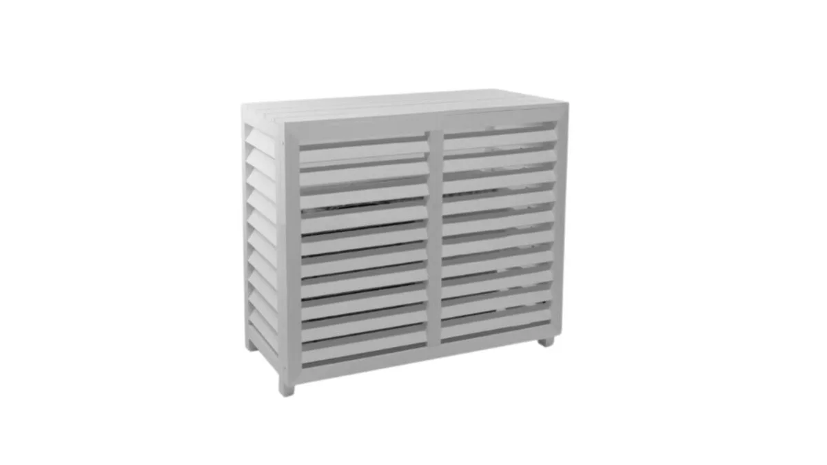 Cache climatisation composite Taille L blanc
