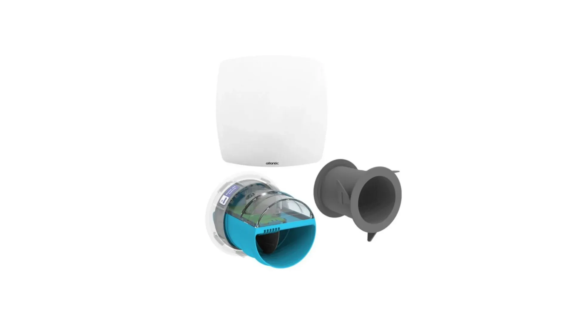 Kit e-Twist&Go SDB + WC pour VMC Hygrogenius - ATLANTIC VENTILATION