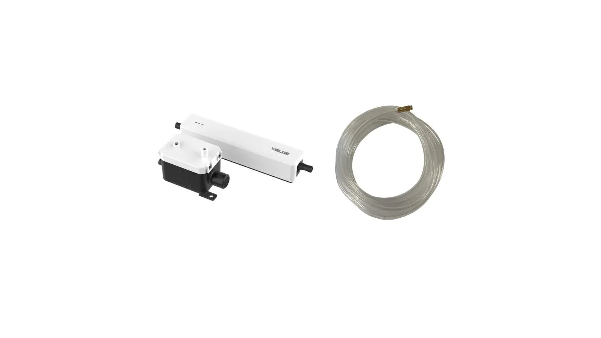 Pompe de relevage des condensats bi-bloc 12 L/h ultrasilencieuse + Kit de brumisation 10 L/h - VALUE