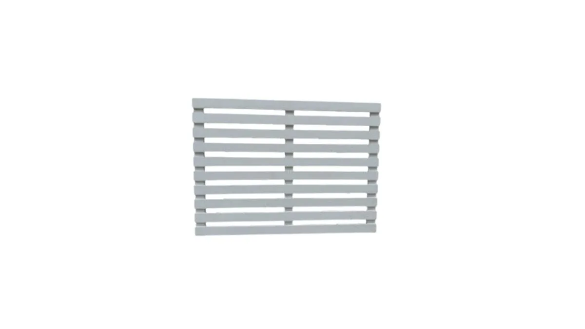 Panneau arrière de cache clim - composite - taille L - blanc