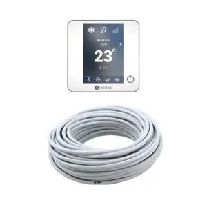 Pack de thermostats Airzone - 4 Blueface blanc + 4 câble 15m
