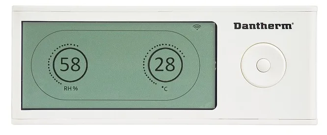 Télécommande DRC1 avec afficheur de température et d'hygrométrie DANTHERM 093455 - TEDDINGTON