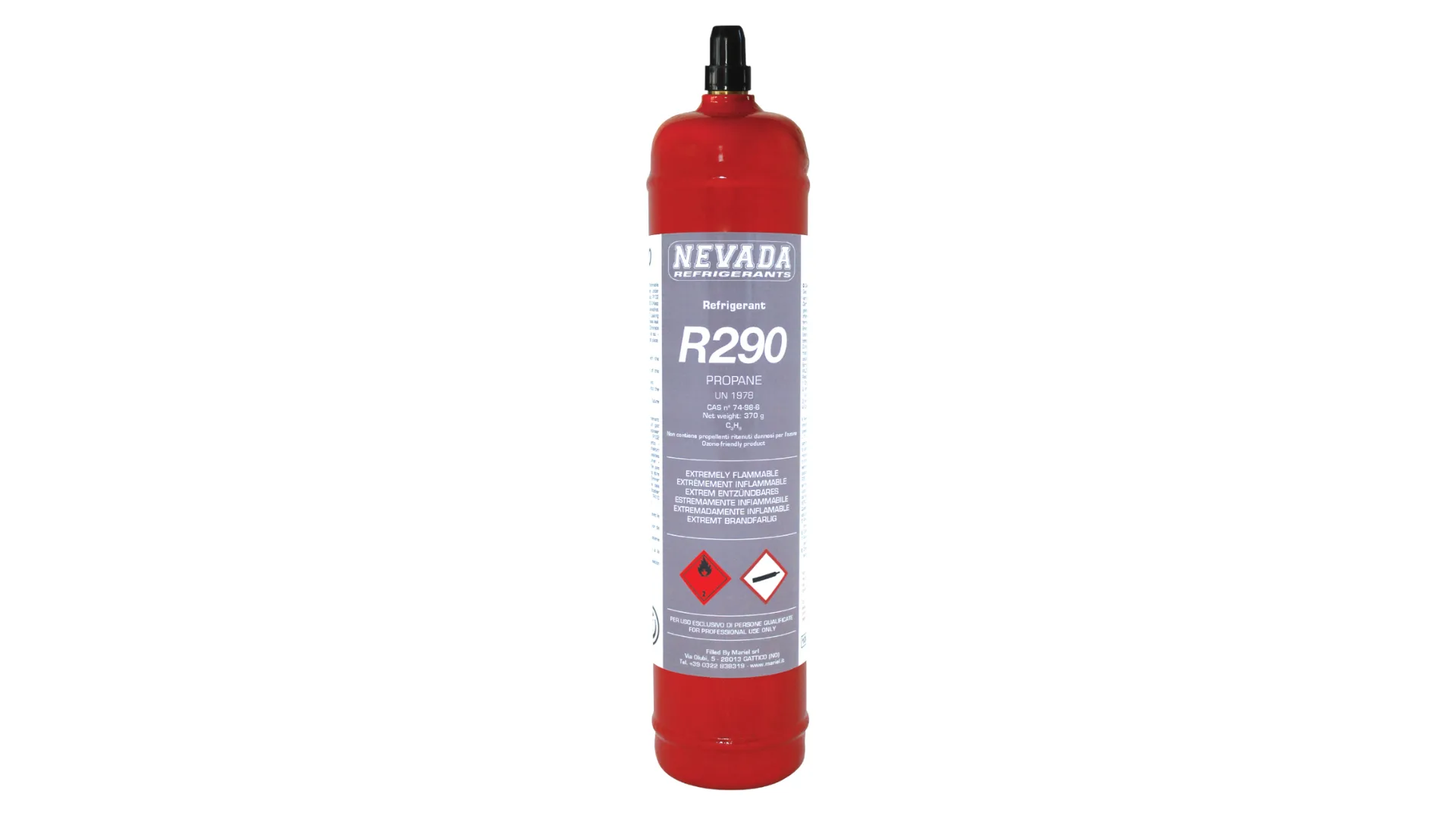 Bouteille refrig. R290 370gr