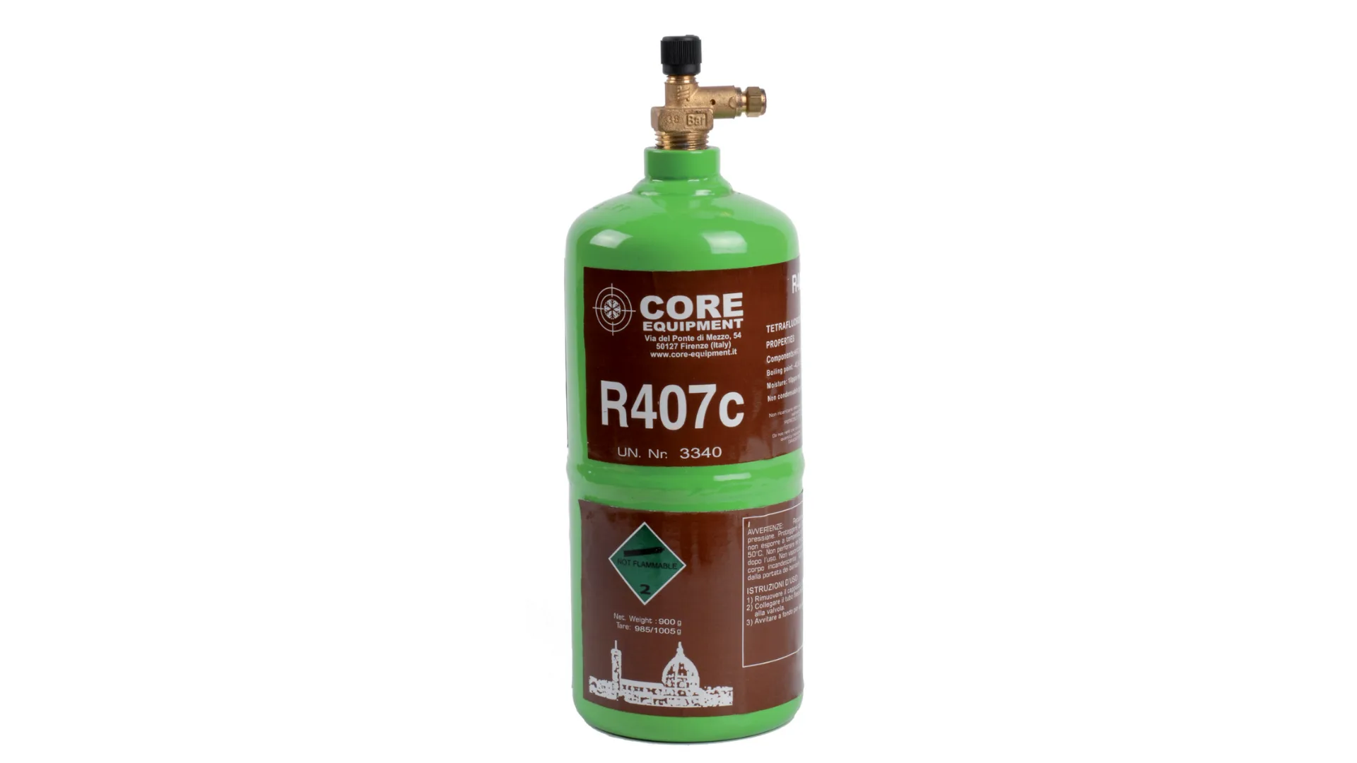 Bouteille réfrig. R407C 900 GR