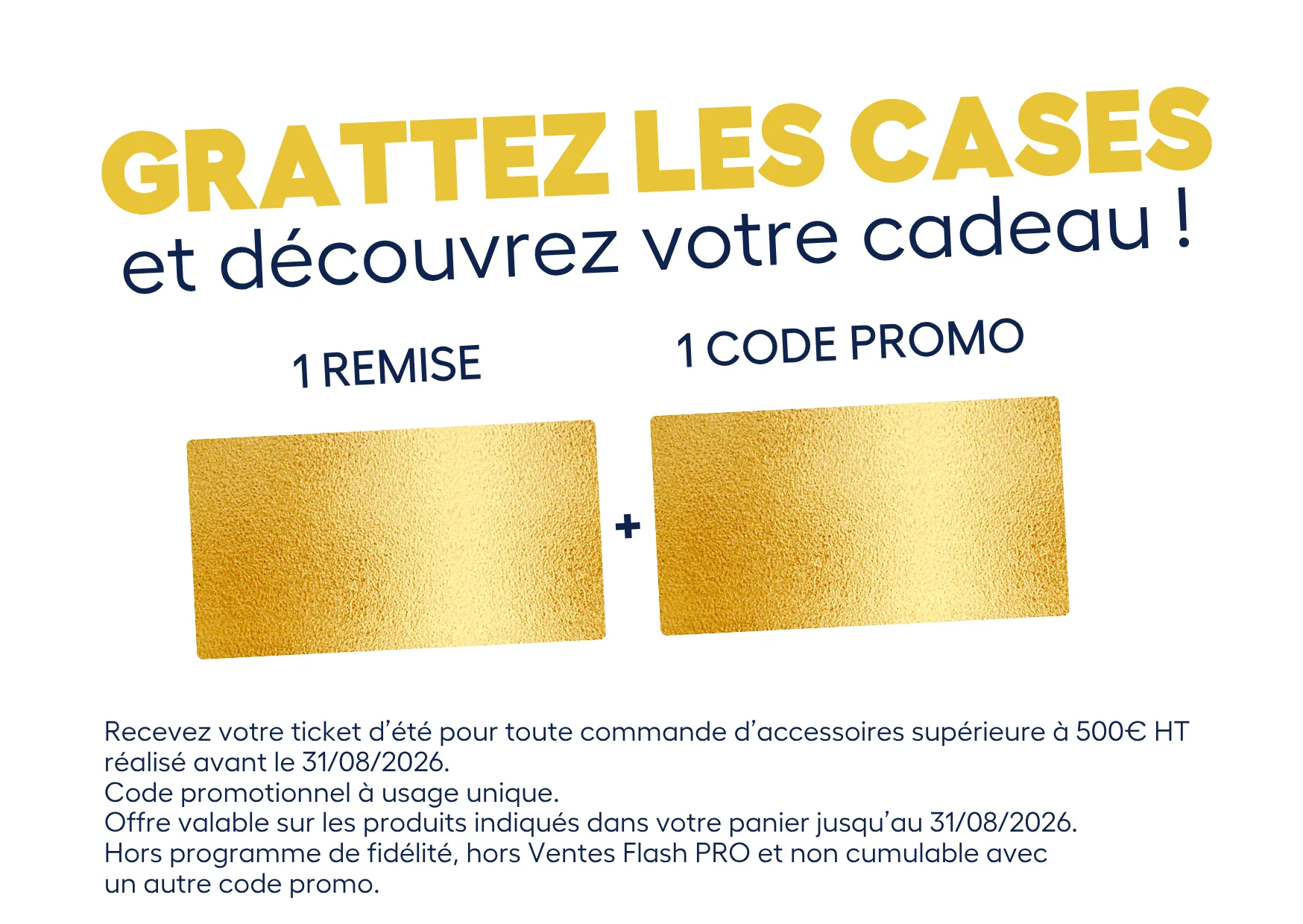 Profitez de cette offre