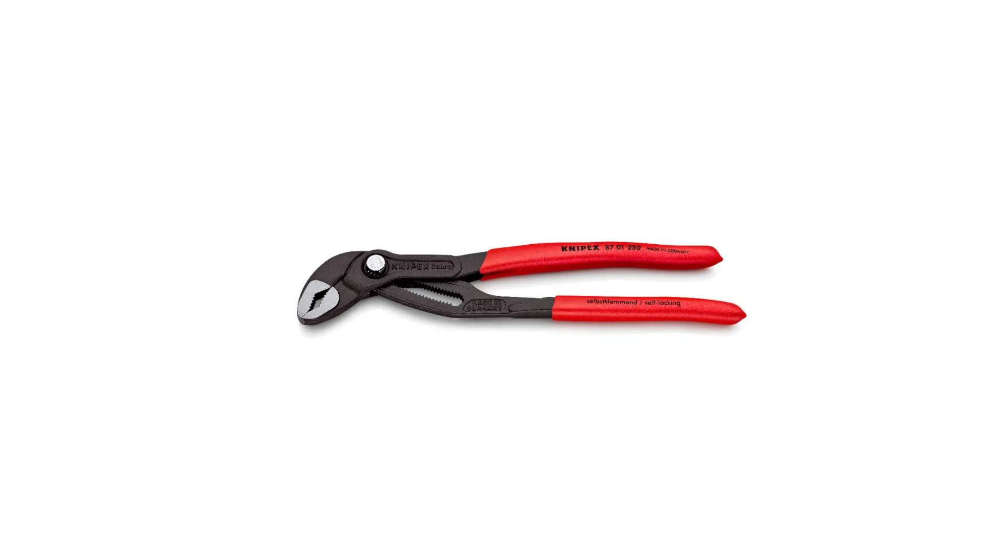 Pince multiprise Cobra 250mm - Gainage PVC - Ouverture 46mm - 25 positions - KNIPEX