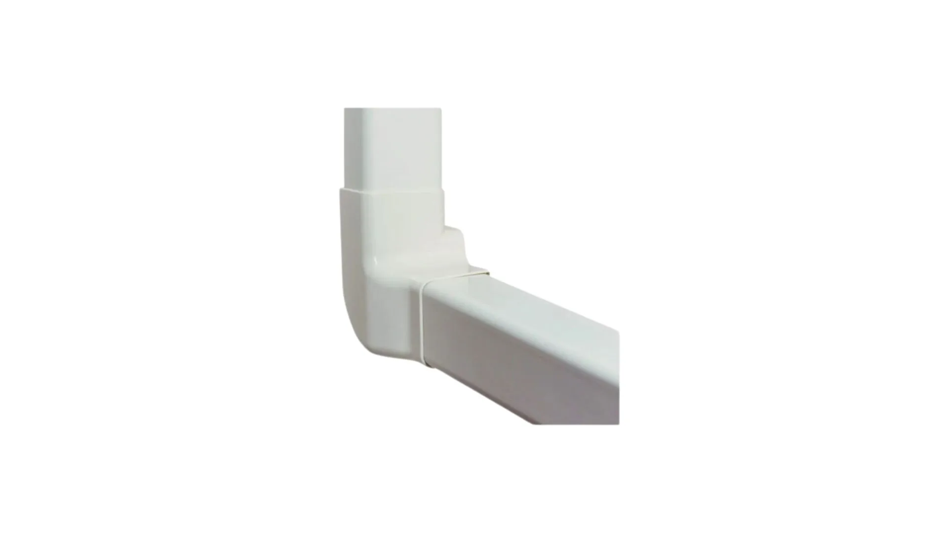 Angle vertical droit 80x60mm Blanc (4 pcs) - IMPERIALE