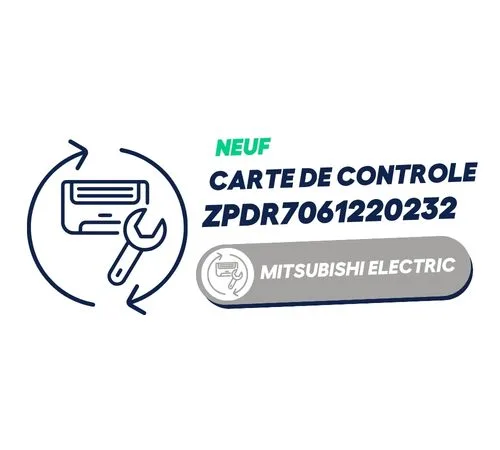 CARTE DE CONTROLE - (CONTROLLER BOARD) - MSZ-HJ50VA-E2 /E1/ER1/ER2- MITSUBISHI ELECTRIC