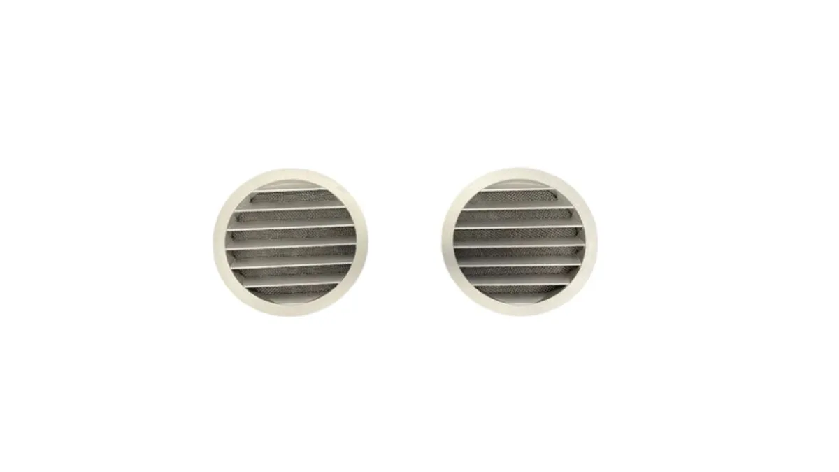 Kit de 2 grilles pour prise d'air extérieur EVOLUS’ION