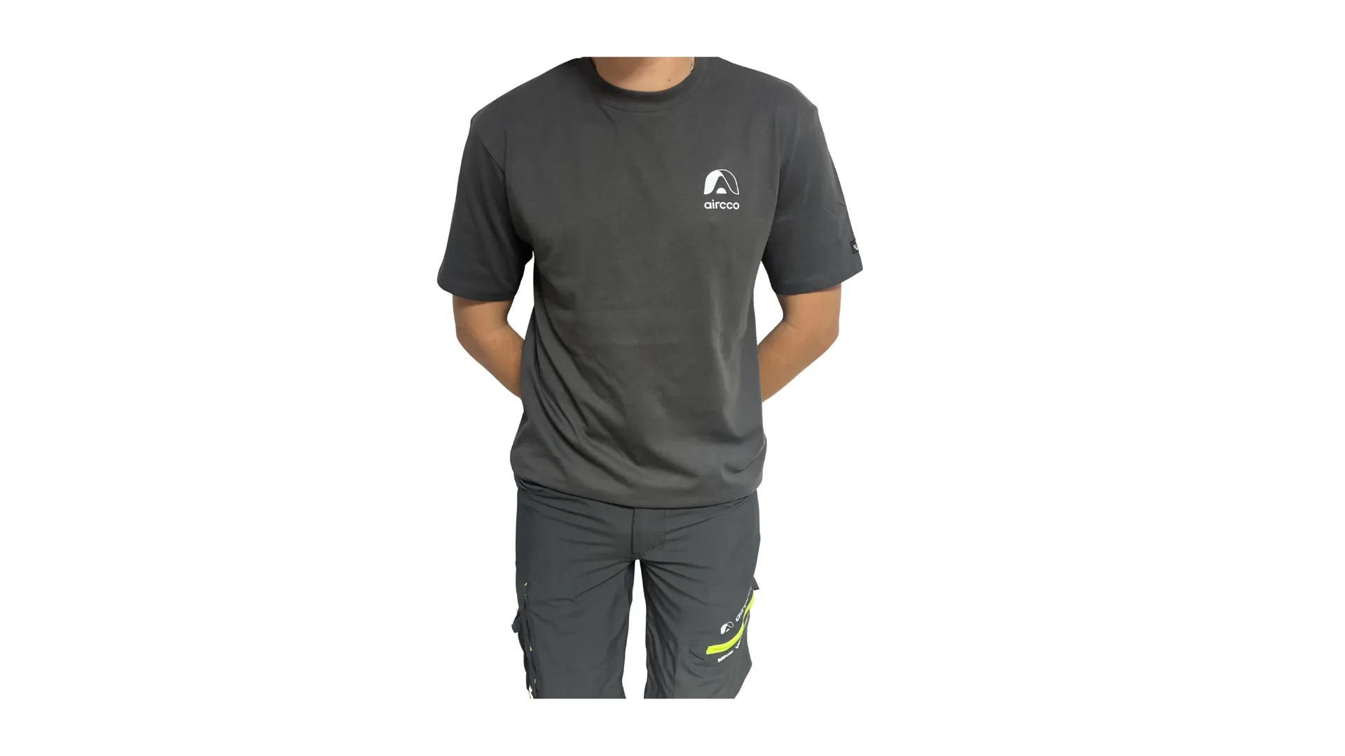T-shirt manches courtes de travail couleur gris L