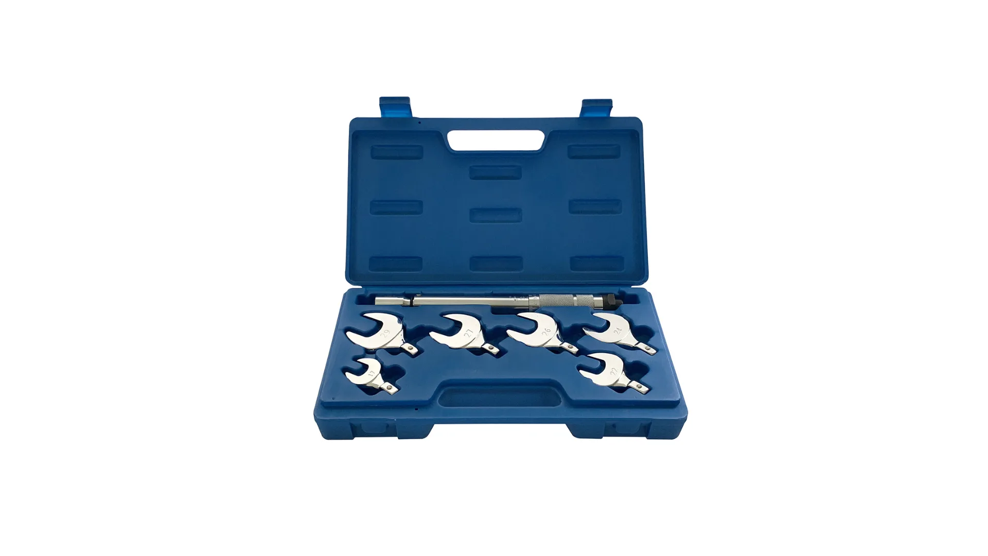 Clé plate dynamométrique en coffret avec 6 têtes - TEDDINGTON