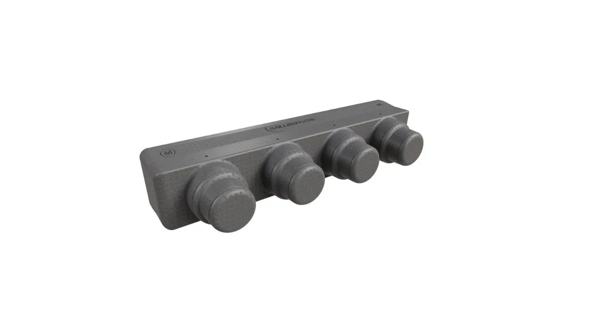 Nouveau Plénum universel prêt à poser soufflage/reprise 4 sorties Ø 250-200 mm - BAILLINDUSTRIE