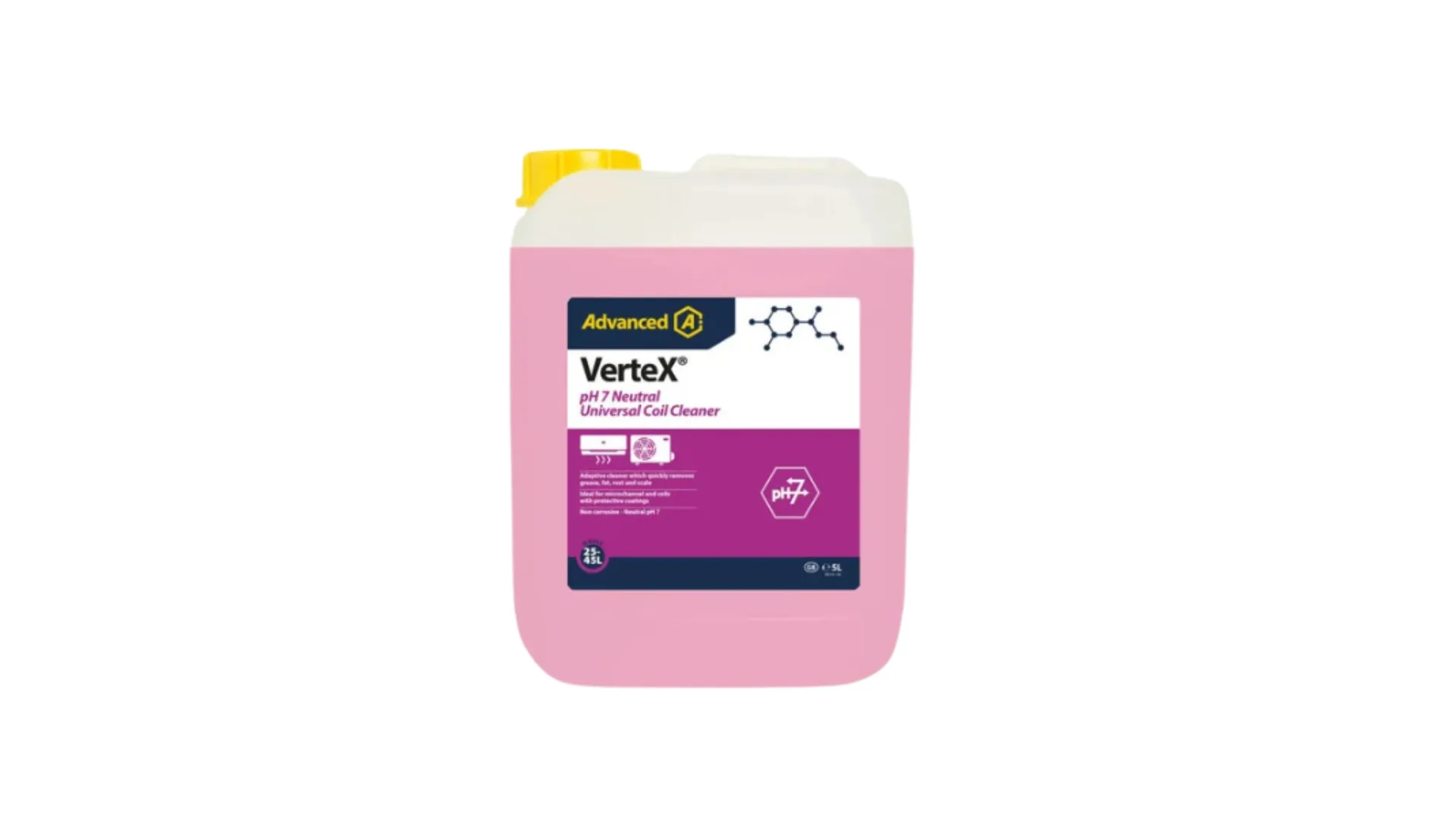 Nettoyant Universelle Vertex 5L (pH neutre) évaporateur/condenseur - ADVANCED