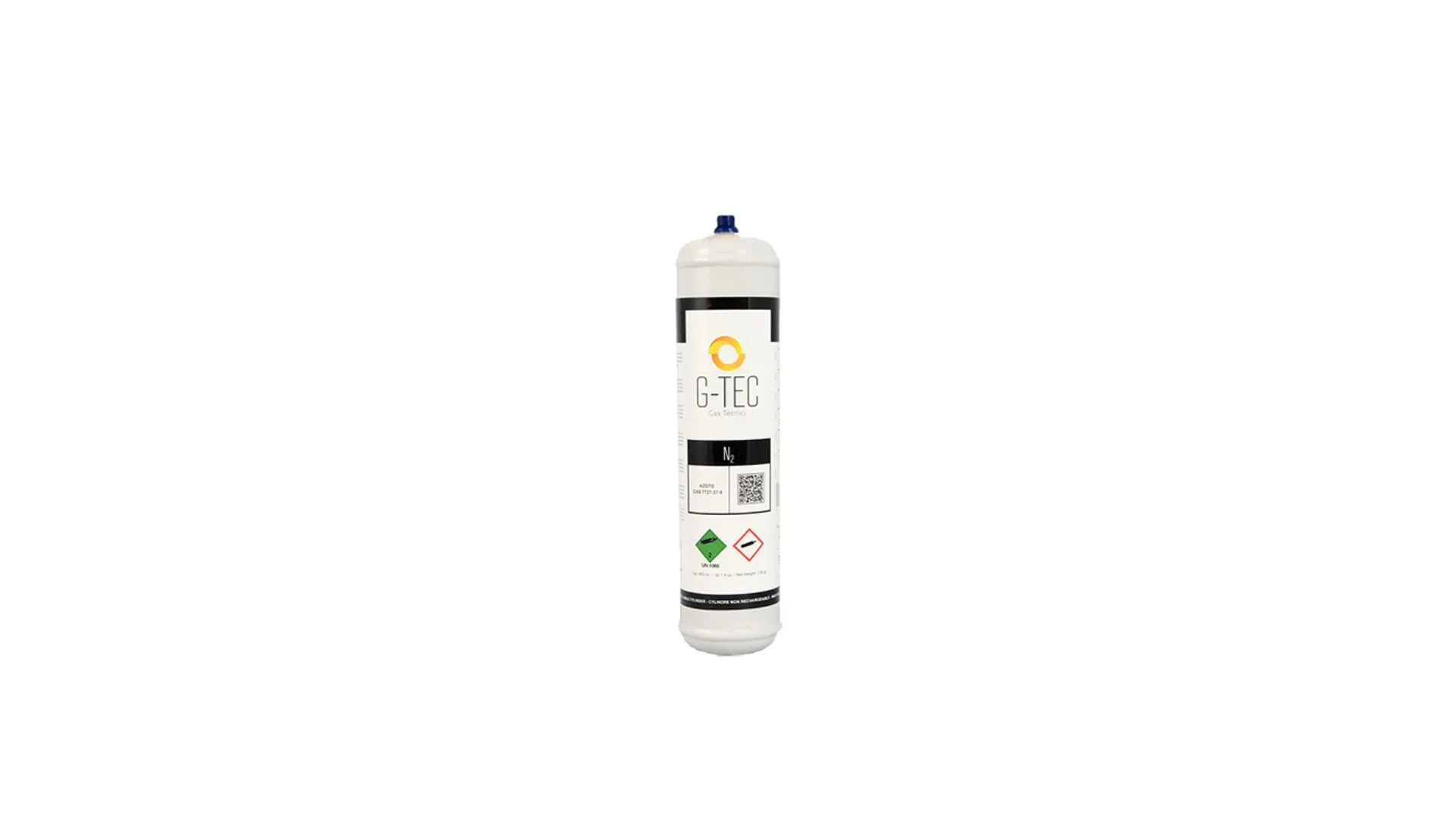 Bouteille azote (N2) à usage unique et recyclable - 0,95 litre - TEDDINGTON