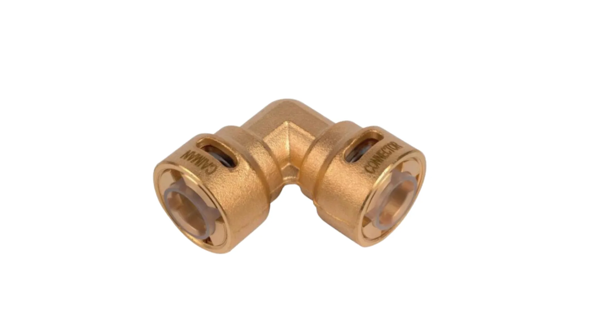Raccord rapide 90° à pression 3/8" - CAÏMAN