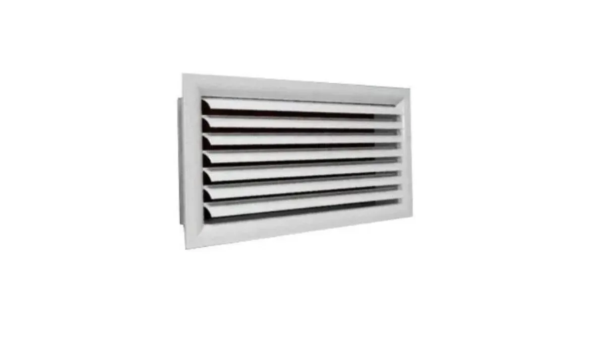 Grille de soufflage à lames courbes 400x150 mm