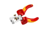 Pince à dénuder universelle 160mm avec ressort - Bi-matière - Chromée - 1000V  - KNIPEX
