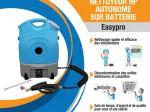 Nettoyeur haute pression climatiseur autonome sur batterie Easypro - Easyclim