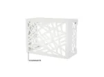 Cache clim acier galvanisé model Diamante Taille S - blanc - ASPEN PUMPS
