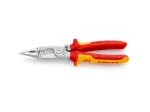 Pince multifonctions 6 outils en 1 - 200mm - Bi-matière - Loquet de fermeture - KNIPEX
