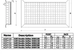 Kit Grille de soufflage double déflexion 400x150mm- Blanc - Plénum de soufflage ABS 400x150 - 1 piquage  Ø200mm