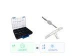 Pack : Mallette de rangement + 3 siphons + 5 T de dérivation de condensat