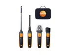 Smart Probes Set climaticien - Thermo- anémomètre, Anémomètre à hélice, Thermo- hygromètre, Thermomètre infrarouge et étui de  transport - TESTO