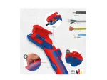 Outil à dénuder ERGOSTRIP® PV - 135mm - Spécial câbles photovoltaïques 4 / 6mm² - KNIPEX