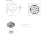 Diffuseur (grille) de plafond circulaire RCD-HR