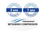 Déshumidificateur d'air d'ambiance connecté à vitesse variable 120L - TEDDINGTON
