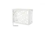 Cache clim acier galvanisé model Diamante Taille M - blanc - ASPEN PUMPS