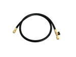 Flexible de charge 150 cm avec vanne (3/8"-3/8"), noir pour VMG4  - TEDDINGTON