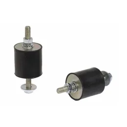 Amortisseurs cylindriques M8 40x40mm 80kg/amort (sachet x4) - VECAMCO