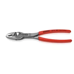 Pince multiprise frontale et latérale Twingrip 200mm - Gainage PVC - Tête polie - KNIPEX